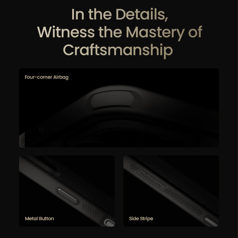 Чехол-крышка NILLKIN для Apple iPhone 16 Pro (серия Synthetic Fiber Pro Magnetic case)